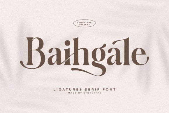 Baihgale: A Serif Font with Timeless Elegance
