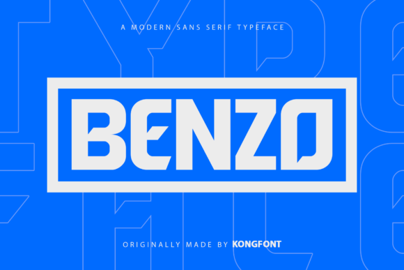 Benzo Font for Handmade Projects and More