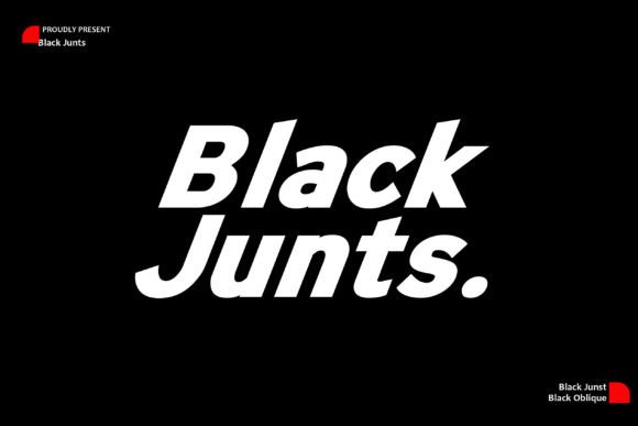 Black Junts: A Bold Sans Serif Font for Modern Campaigns