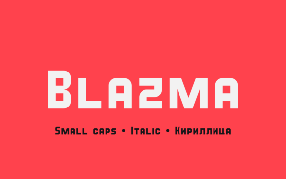 Blazma: A Designer’s Take on a Modern Display Font