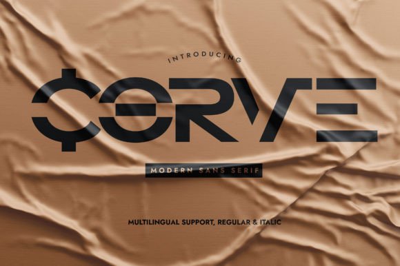 Corve: A Modern Sans Serif Font for Professional Branding