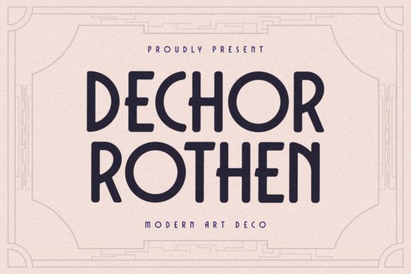 Dechor Rothen: A Modern Sans Serif for Bold Branding