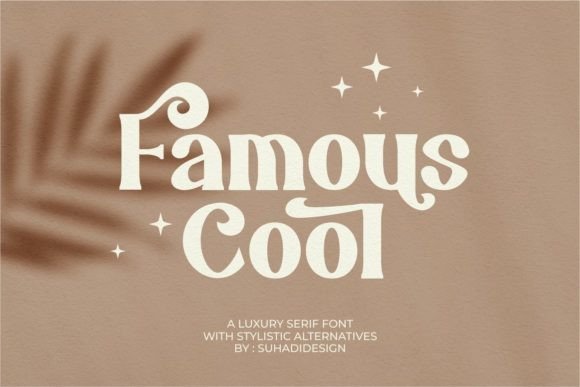 Famous Cool: A Serif Font for Elegant Editorial Design