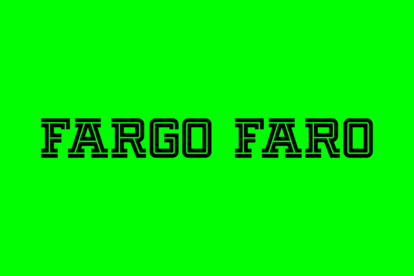 Fargo Faro: A Modern Display Font for Editorial Projects