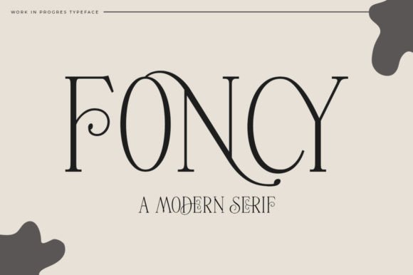 Foncy: A Sophisticated Serif Font for Modern Editorial Design