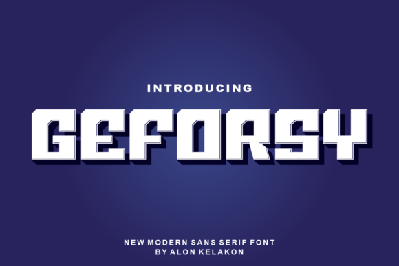 Geforsy: A Modern Sans Serif Font for Real Projects