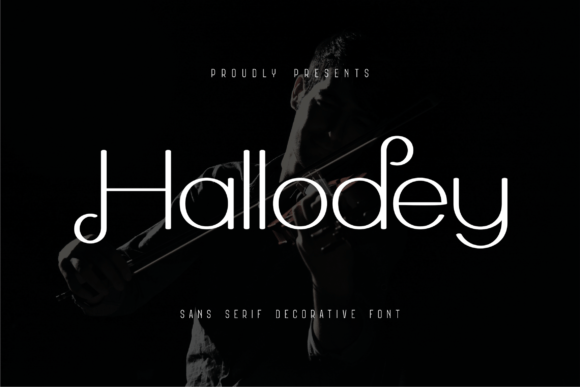 Hallodey: A Modern Sans Serif Font for Creative Branding