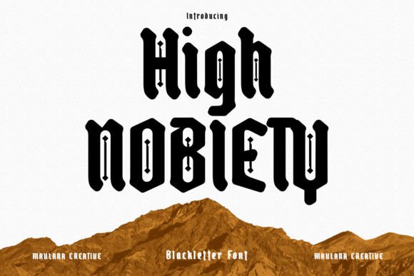 High Nobiety Font for Bold Branding Projects