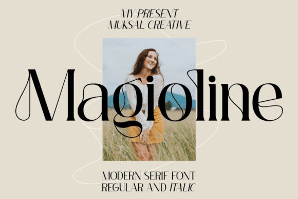 Magioline: A Modern Serif Font for Creative Branding