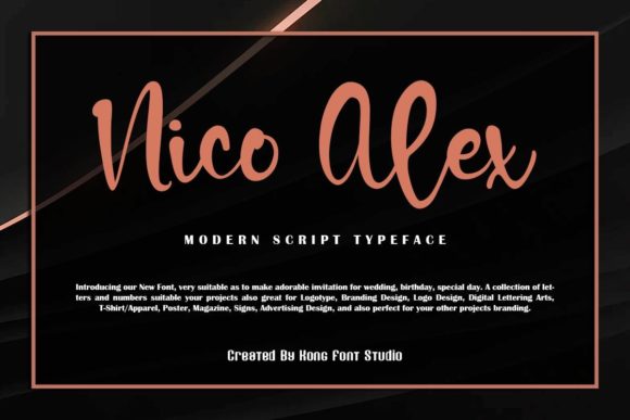 Nico Alex Font for Bold Branding and Creative Campaigns