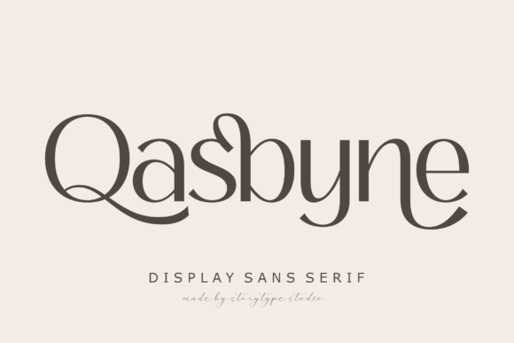 Qasbyne: A Modern Sans Serif Font for Polished Branding