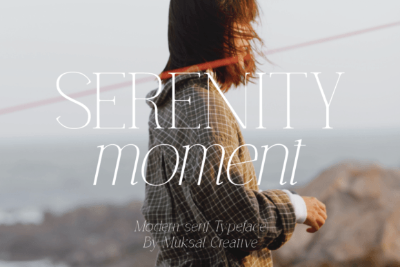 Serenity Moment Serif Font for Web Design