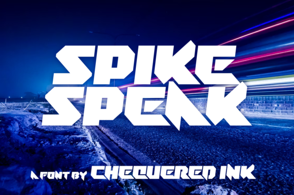 Spike Speak: A Modern Display Font for Web Design