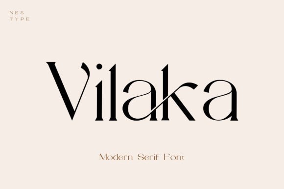 Vilaka: A Modern Serif Font for Handmade Creations
